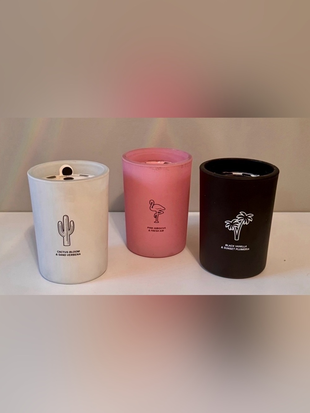 New Vintage Early 2000’s Victoria Secret Pink Trio of Candles
